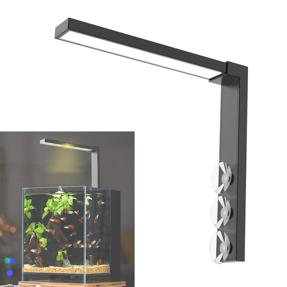 Planted Aquarium Bowl - ABS mangkuk ikan kecil lampu LED