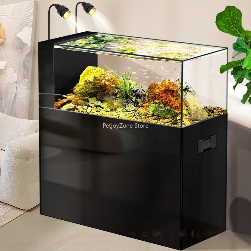 Planted Aquarium Aquascape - Kabinet Akuarium Minimalis Tanpa Bingkai 2026