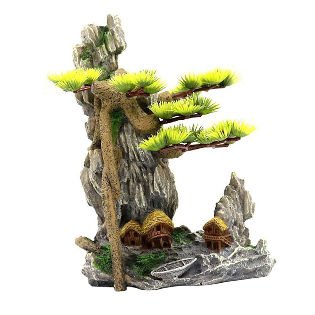 Aquarium Planted Wood - Gua Pohon Gua Reptil Gua Batang