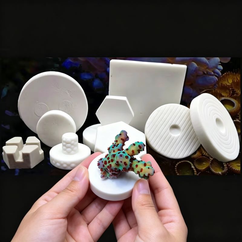Aquarium Plant Design - Alas Keramik SPS untuk Coral Frag,