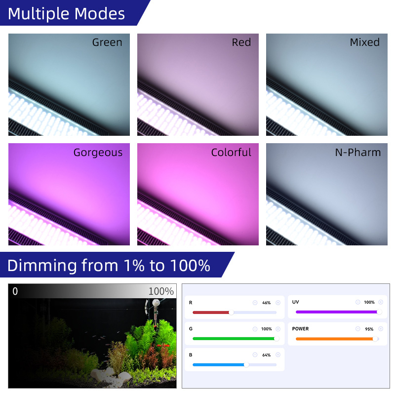 Lampu Akuarium LED Week Aqua A - Planted Aquarium Aquascape ulasan dan harga