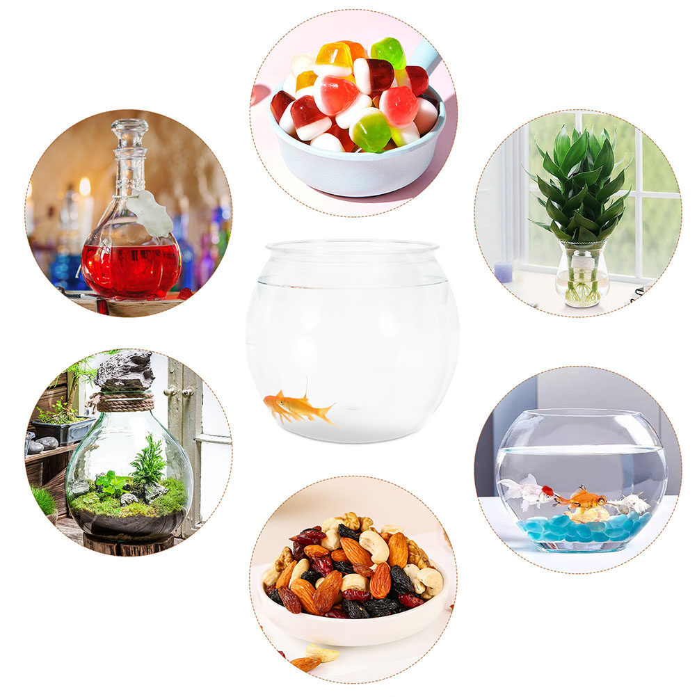 Akuarium Mini Meja Bulat Anti  - Planted Aquarium Bowl ulasan dan harga