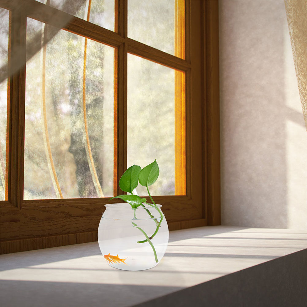 Akuarium Mini Meja Bulat Anti  - Planted Aquarium Bowl ulasan dan harga