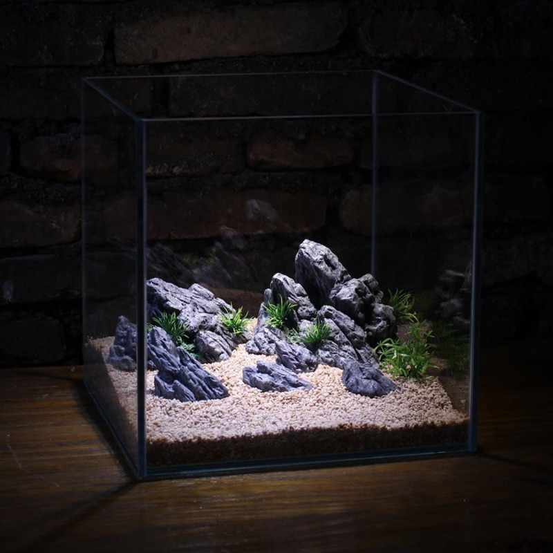 Dekorasi Akuarium Simulasi Bat - Planted Aquarium Aquascape ulasan dan harga