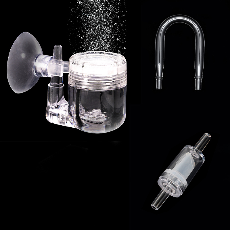 Kit Diffuser CO2 Akrilik Trans - Planted Aquarium Aquascape ulasan dan harga