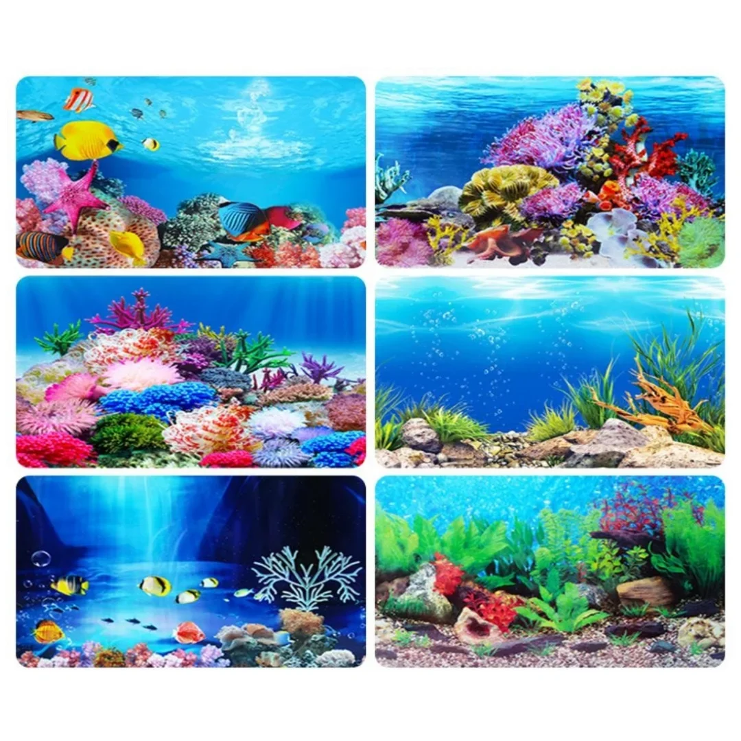 Latar belakang akuarium 3D sti - Aquarium Plant Design ulasan dan harga