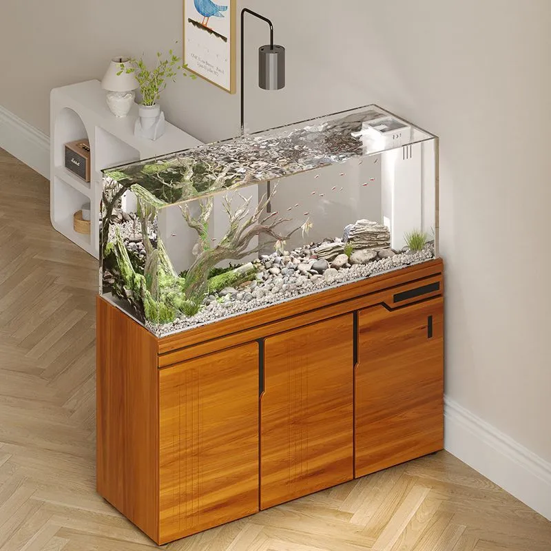 Akuarium Kaca Ultra Putih Besa - Aquarium Planted Wood ulasan dan harga