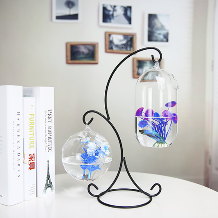 Kreatif Dua Dek Ditangguhkan T - Planted Aquarium Bowl ulasan dan harga