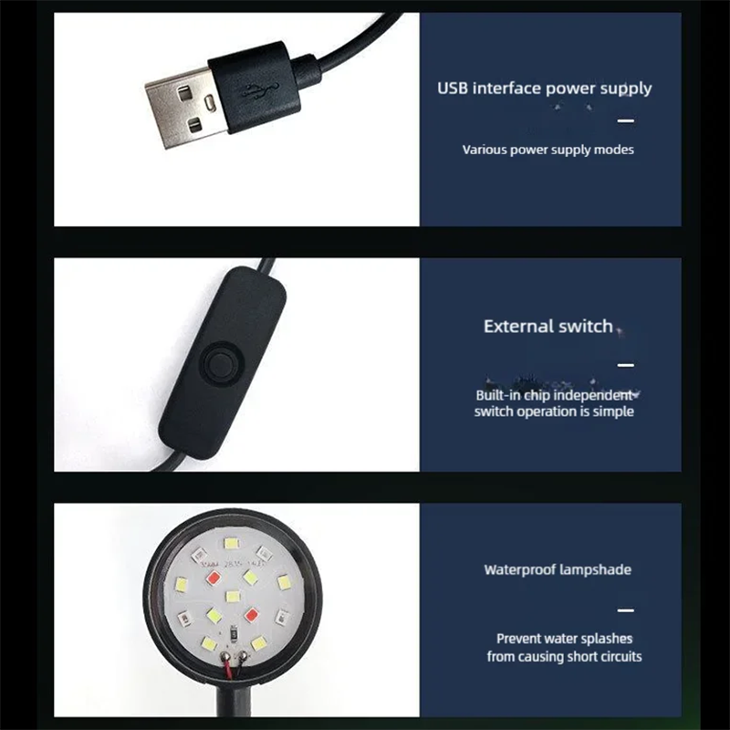 Lampu Klip Akuarium LED USB Tr - Aquarium Plant Diseases ulasan dan harga