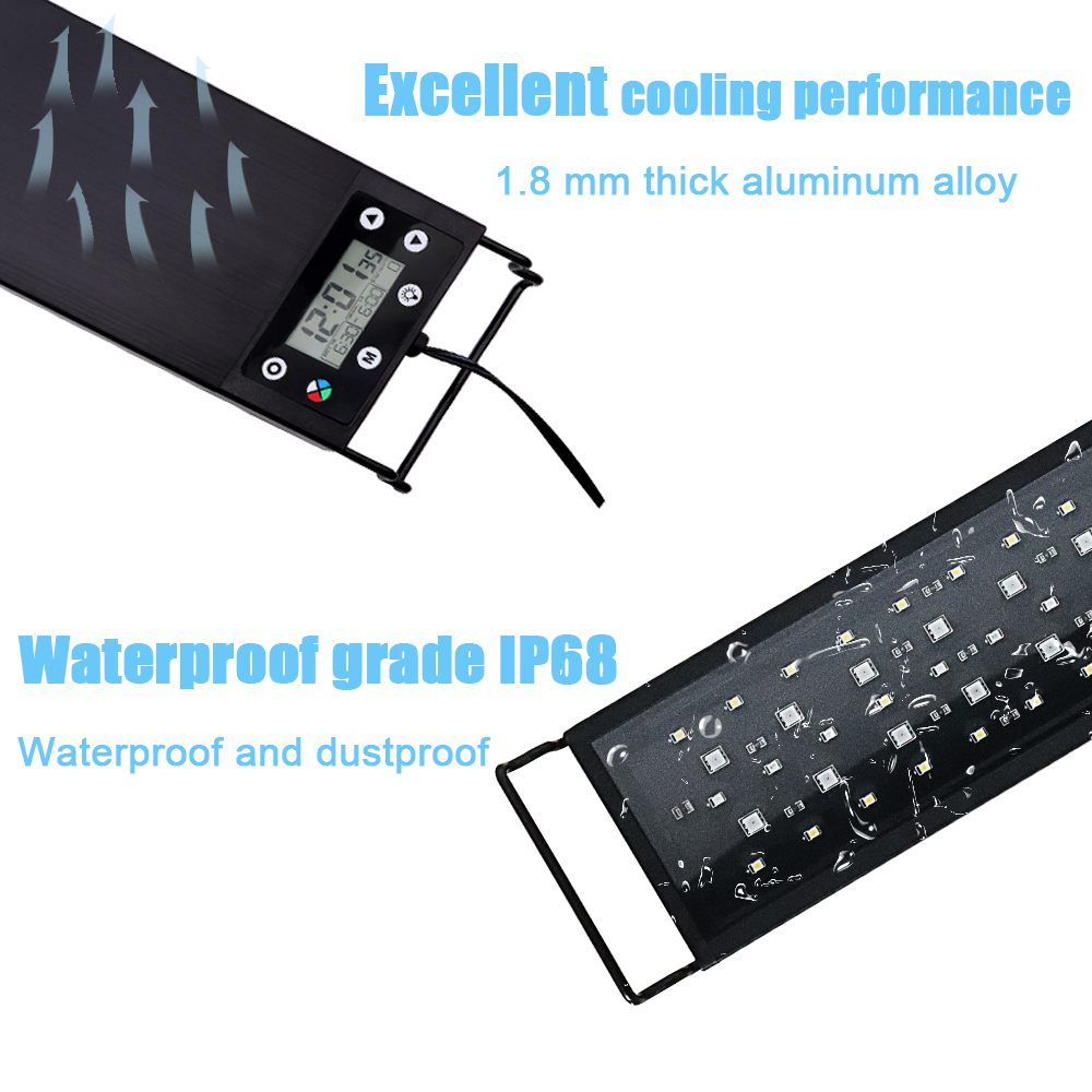 Lampu LED Spektrum Penuh 24/7  - Aquarium Plant Design ulasan dan harga