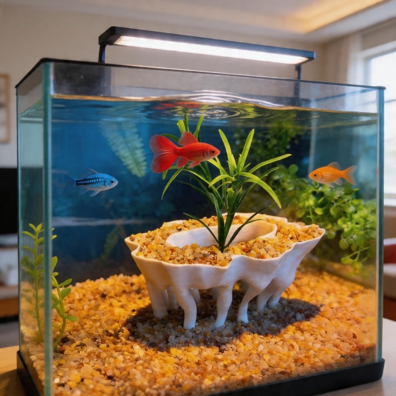 Tanaman akuarium cetak 3D berb - Aquarium Planted Wood ulasan dan harga